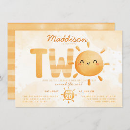 Du bist mein Sonnenschein und verwandelst zwei 2.  Einladung