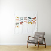 Du bist mein Sonnenschein Wandteppich (Beispiel (Horizontal))