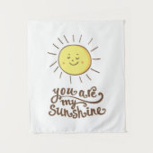 Du bist mein Sonnenschein Wandteppich (Vorderseite)