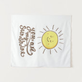 Du bist mein Sonnenschein Wandteppich (Vorderseite (Horizontal))