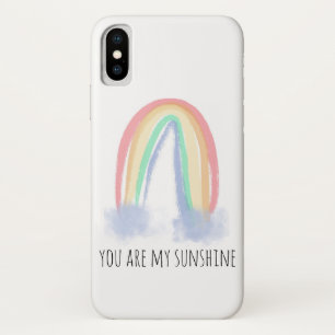 Du bist mein Sonnenschein Wasserfarbe gemalter Reg Case-Mate iPhone Hülle