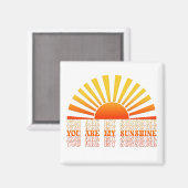 Du bist mein Sonnenscheinmagazin Magnet (Vorderseite/Rückseite)
