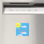 Du bist mein Sonnenscheinplatz-Magnet Magnet (In Situ (Geschirrspüler))