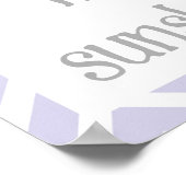 Du bist mein Sonnenschutzposter Poster (Ecke)