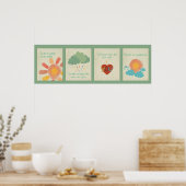 Du bist mein Sonnenschutzposter Poster (Küche)