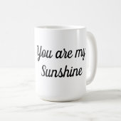 Du bist mein sonniges Foto Kaffeetasse (VorderseiteRechts)