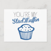 Du bist mein Stud Muffin Postkarte (Vorderseite)