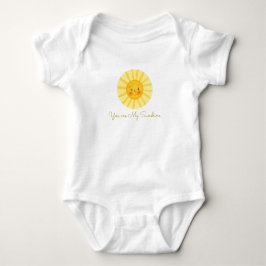 Du bist mein Sunshine Baby Bodysuit Baby Strampler