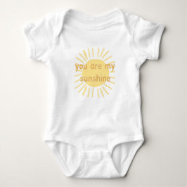 Du bist mein Sunshine-Baby-Shirt Baby Strampler