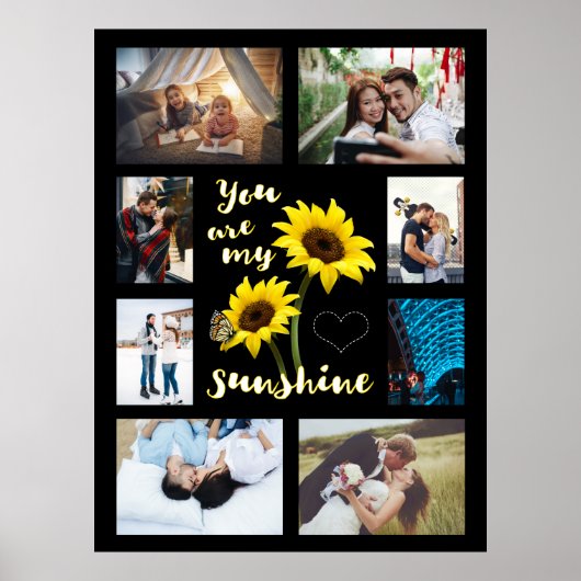 Du bist mein Sunshine-Foto Poster (Vorne)