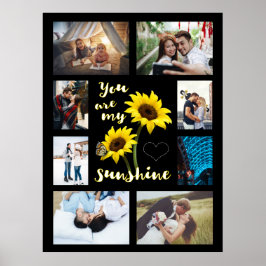 Du bist mein Sunshine-Foto Poster