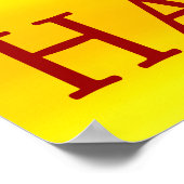 Du bist mein SUNSHINE-Glück. . . Poster (Ecke)