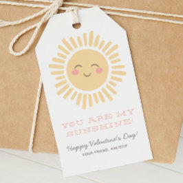 Du bist mein Sunshine Kids Classroom Valentine Day Geschenkanhänger