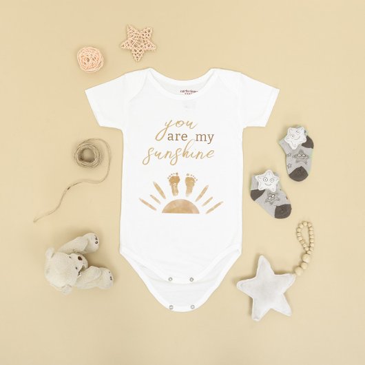 Du bist mein Sunshine Kinderzimmer Boho Dekor Baby Strampler