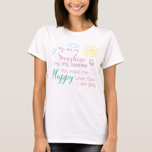 Du bist mein Sunshine T - Shirt, Sunshine Shirt
