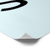 Du bist mein Sunshine Word Art Quote Poster (Ecke)