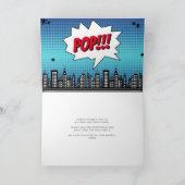 Du bist mein Superhelden-Vater-Vatertag-Foto Karte (Innenseite)