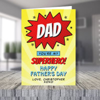 Du bist mein Superhelden-Vater-Vatertag-Foto
