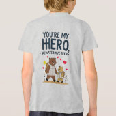 Du bist mein T - Shirt für das Heldenziffer (Rückseite)