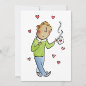 Du bist mein Teebecher Einladung (Vorderseite)