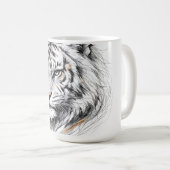 Du bist mein Tiger-Wildleben Kaffeetasse (VorderseiteRechts)
