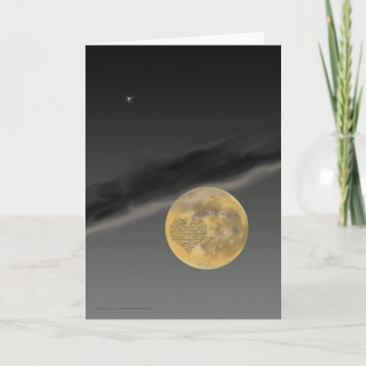 Du bist mein Universum Karte (Vorderseite)