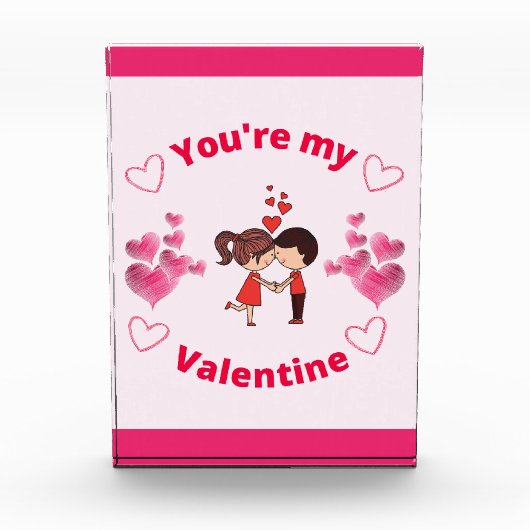 Du bist mein Valentin Fotoblock (Vorderseite)