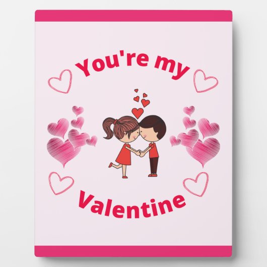 Du bist mein Valentin Fotoplatte (Vorderseite)