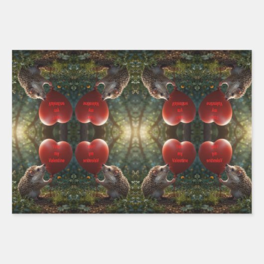 Du bist mein Valentine Geschenkpapier Set (Vorderseite 2)