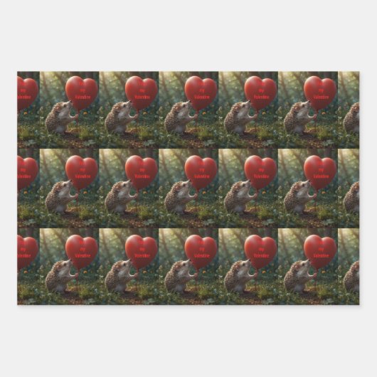 Du bist mein Valentine Geschenkpapier Set (Vorderseite)