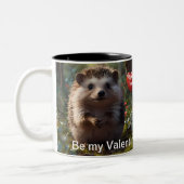Du bist mein Valentine Zweifarbige Tasse (Links)