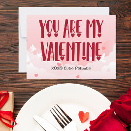 Du bist mein Valentinstag Feiertagskarte