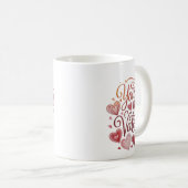 Du bist mein Valentinstag Kaffeetasse (VorderseiteRechts)
