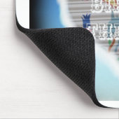 Du bist mein Vogel im Baum: Herzliches Design Mousepad (Ecke)