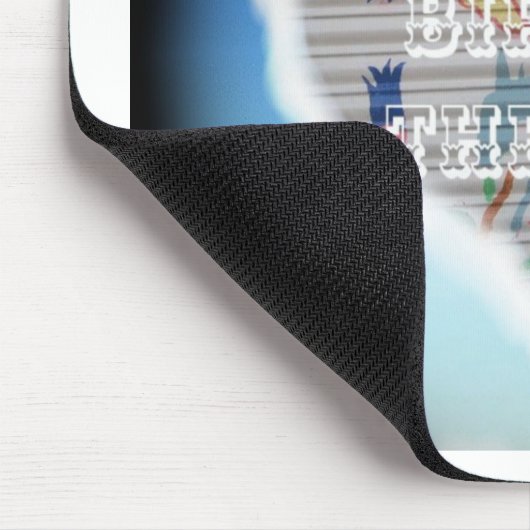 Du bist mein Vogel im Baum: Herzliches Design Mousepad (Ecke)