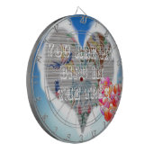 Du bist mein Vogel in den Bäumen.pnng Dartscheibe (Vorderseite Links)