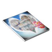 Du bist mein Vogel in den Bäumen.pnng Notizblock (angewinkelt)