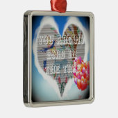 Du bist mein Vogel in den Bäumen.pnng Ornament Aus Metall (Rechts)