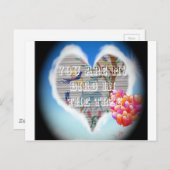 Du bist mein Vogel in den Bäumen.pnng Postkarte (Vorne/Hinten)