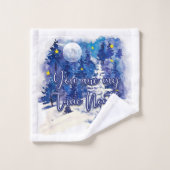 Du bist mein wahrer Norden Badhandtuch Set (Waschlappen)