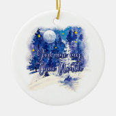 Du bist mein wahrer Norden Keramik Ornament (Vorne)