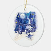 Du bist mein wahrer Norden Keramik Ornament (Links)