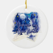 Du bist mein wahrer Norden Keramik Ornament (Hinten)