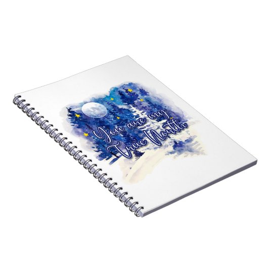 Du bist mein wahrer Norden Notizblock (Rechte Seite)