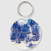 Du bist mein wahrer Norden Schlüsselanhänger (Vorderseite)