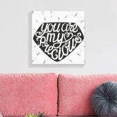 Du bist mein Wertvoll Leinwanddruck (Insitu (Wohnzimmer))