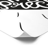 Du bist mein Wertvoll Poster (Ecke)