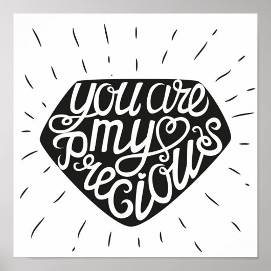 Du bist mein Wertvoll Poster (Vorne)