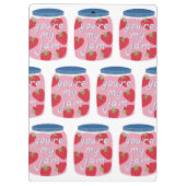 Du bist mein Zitat aus der Liebe Klemmbrett (Rückseite)