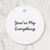 Du bist meine "Alles-Bagel-Frühstück-Liebe" Geschenkanhänger (Rückseite)